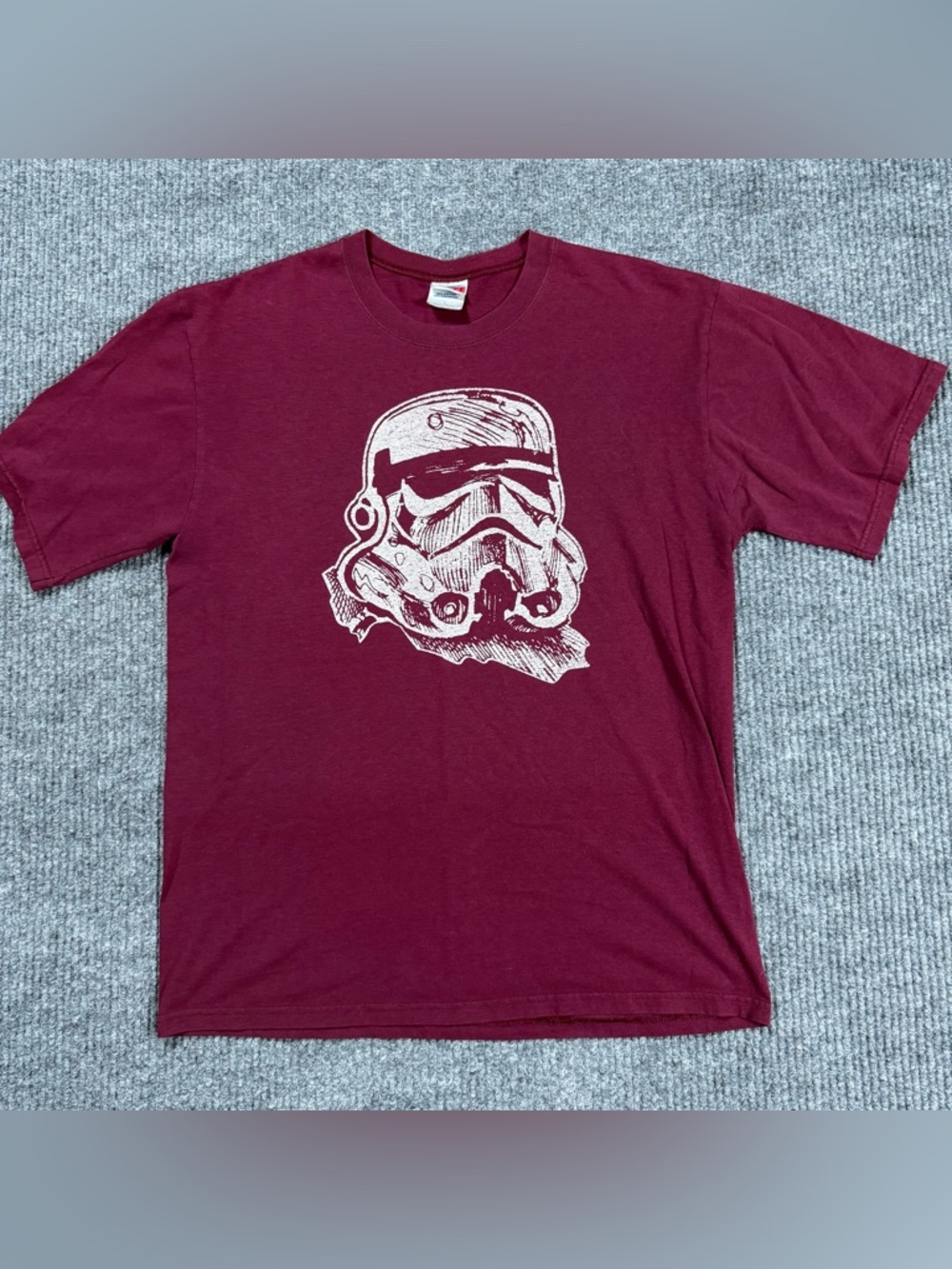 Vintage Y2K Soffe Star Wars Stormtrooper T-Shirt Red Mens Size Large